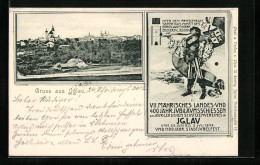 AK Iglau, VII. Mährisches Landes- Und Jubiläumsschiessen 1899, Ortsansicht  - Czech Republic