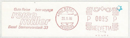Schweiz / Helvetia 1986, Freistempel / EMA / Meterstamp Basel, Reisen / Voyages / Travels - Andere & Zonder Classificatie