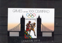 Olympic Games In London 2012 - Souvenir Sheet From Papua New Guinea MNH/**. Postal Weight Approx 40 Gramms. Please Read - Eté 2012: Londres