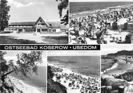 Ostseebad Koserow Usedom Teilansichten Strand Gl1982 #172.175 - Andere & Zonder Classificatie