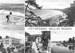 Ostseebad Sellin Rügen Teilansichten Strand Gl1983 #172.176 - Andere & Zonder Classificatie