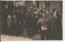 Guerre 14-18, Genève Gare 1915, Passage Des Evacués Français, Débarquement à Conavin (407) - War 1914-18