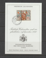 Liechtenstein 1979 Offical Christmas And New Year's Card Philatelic Service - Noël