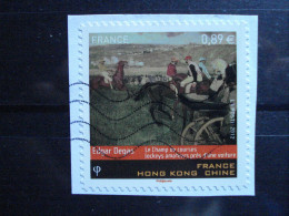 698  Timbre Oblitéré ****** Avec Cachet Rond  Hong   Kong Le Champ De Course     Année  2012 - Used Stamps