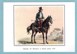 CP - N° 26 - Courrier à Cheval Poste 1831 - Musée Postal - Poste & Postini