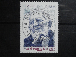 389 Abbé Pierre  Oblitéré Avec Cachet Rond *****  Année 2010 - Used Stamps