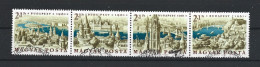 Hungary 1961 Stamp Day Strip  Y.T. 1448/1451 (0) - Gebruikt
