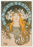 Card CPH 13 And 14 Czech Republic A. Mucha's Sarah Bernhardt In La Plume,and Morning Star 2010 - Postales