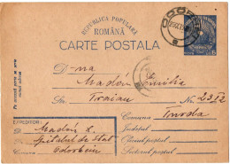 1,92 ROMANIA, 1950, POSTAL STATIONERY - Postwaardestukken