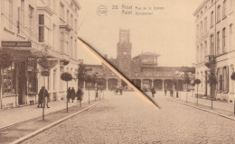 Aalst, Alost, Rue De Station, 2 Scans - Aalst