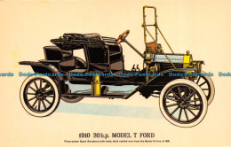 R070012 1910 20 H. P. Model T Ford. Three Seater Sport Runabout With Body Style - World