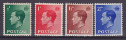 Great Britain 1936 Mi. 193-96 X, König King Edward VIII. Complete Set, MNH** - Ungebraucht