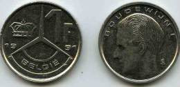 Belgique Belgium 1 Franc 1991 Flamand KM 171 - 1 Franc