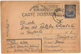 1,93 ROMANIA, 1950, POSTAL STATIONERY - Entiers Postaux