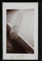 Foto-AK Spielzeug Zeppelin über Der Kleinen Halle  - Gebruikt