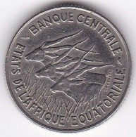 Etats De L'Afrique Equatoriale Banque Centrale. 100 Francs 1968 .en Nickel,  KM# 5 - Otros – Africa