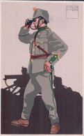 Guerre 14-18, Armée Suisse, Caporal Mitrailleur D'Infanterie, Illustrateur Emil Huber, Litho (11.2.1915) - War 1914-18