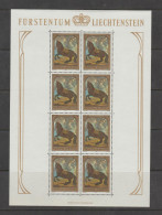 Liechtenstein 1978 Paintings - Horses And Carriage Full Sheets ** MNH - Autres & Non Classés