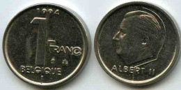 Belgique Belgium 1 Franc 1994 Français KM 187 - 1 Franc