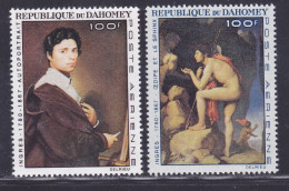 DAHOMEY AERIENS N°   53 & 54 ** MNH Neufs Sans Charnière, TB (D2348) Tableaux D'Ingres - 1967 - Bénin – Dahomey (1960-...)