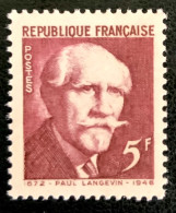 1948 FRANCE N 820 - PAUL LANGEVIN 1872-1946 - NEUF** - Nuovi