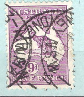 Australie - Kangarou 9d Violet Used - Used Stamps