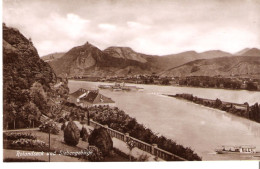 Alte Postkarte ROLANDSECK Und Siebengebirge Mit Rheindampfer - Remagen