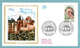 FDC France 1992 - Château De Biron - YT 2763 - 24 Biron - 1990-1999