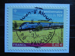 603 Timbre Oblitéré ****** Avec Cachet Rond   Le TGV      Année  2011 - Gebraucht