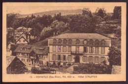 HOHWALD HOTEL STAUFFER 67 - Other & Unclassified