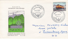 Enveloppe, Exposition Philatélique TROISVIERGES, Avec Oblitération Du 08/09/1968  (L12) - Brieven En Documenten