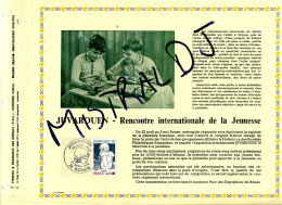 Rare Feuillet PAC (précurseur De CEF) De 1976 - JUVAROUEN – Rencontre Internationale De La Jeunesse - 1970-1979