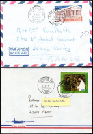 GABON 2 Enveloppe Cover Libreville 1979 Et 1987 - Gabon (1960-...)