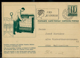 Carte SBB N° 56e - 002  - Obl. 30/10/1966 + Flamme Pro Juventute - Ganzsachen
