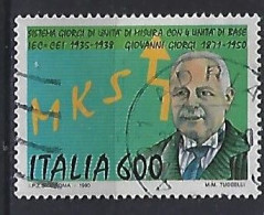 Italy 1990  55 Jahre MKS_System In Italien  (o) Mi.2147 - 1981-90: Used