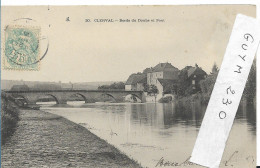 CLERVAL  Bords Du Doubs Et Pont ( Pionnière) - Sonstige & Ohne Zuordnung