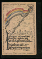 AK Nürnberg, Zehnte Generalversammlung Des Verbandes Der Deutschen Buchdrucker 1920, Flagge Weht Im Wind  - Other & Unclassified