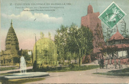 13  MARSEILLE - EXPOSITION COLONIALE DE 1922 - RESTAURANT FRANCO-ANNAMITE ..... (ref 7383) - Vecchio Porto (Vieux-Port), Saint Victor, Le Panier