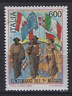 Italy 1990  100 Jahre Tag Der Arbeit  (o) Mi.2148 - 1981-90: Oblitérés