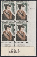 YT N° 1479 Variété "Aveugle" - Neufs ** - MNH - Dans Bloc De 4 - - Unused Stamps