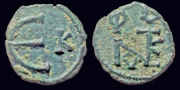 Justin II AE Pentanummium Large € - Byzantinische Münzen