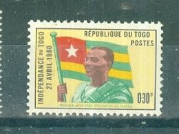 REPUBLIQUE DU TOGO - N°309* MH Trace De Charnière SCAN DU VERSO - Indépendance. - Togo (1960-...)