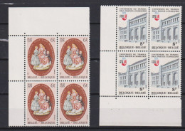 Belgique: COB N° 1905/06 En Bloc De 4 **, MNH, Neuf(s). TB !!! - Unused Stamps