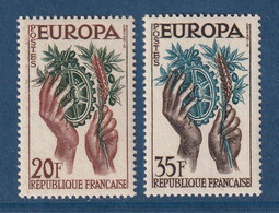 France - YT Nº 1122 Et 1123 ** - Neuf Sans Charnière - 1957 - Unused Stamps