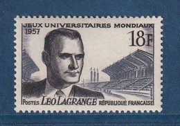 France - YT Nº 1120 ** - Neuf Sans Charnière - 1957 - Unused Stamps