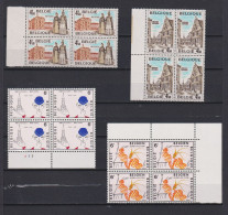 Belgique: COB N° 1907/10 En Bloc De 4 **, MNH, Neuf(s). TB !!! - Unused Stamps