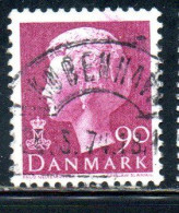 DANEMARK DANMARK DENMARK DANIMARCA 1974 1981 1975 QUEEN MARGRETHE 90o USED USATO OBLITERE' - Oblitérés