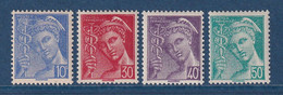 France - YT Nº 546 à 549 ** - Neuf Sans Charnière - 1942 - Unused Stamps