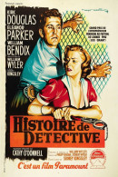 Cinema - Histoire De Detective - Kirk Douglas - Eleanor Parker - Illustration Vintage - Affiche De Film - CPM - Carte Ne - Manifesti Su Carta