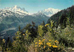 74 - Chamonix - Mont-Blanc - Massif Du Mont-Blanc - L'Aiguille Verte - Le Mont-Blanc - CPM - Voir Scans Recto-Verso - Chamonix-Mont-Blanc